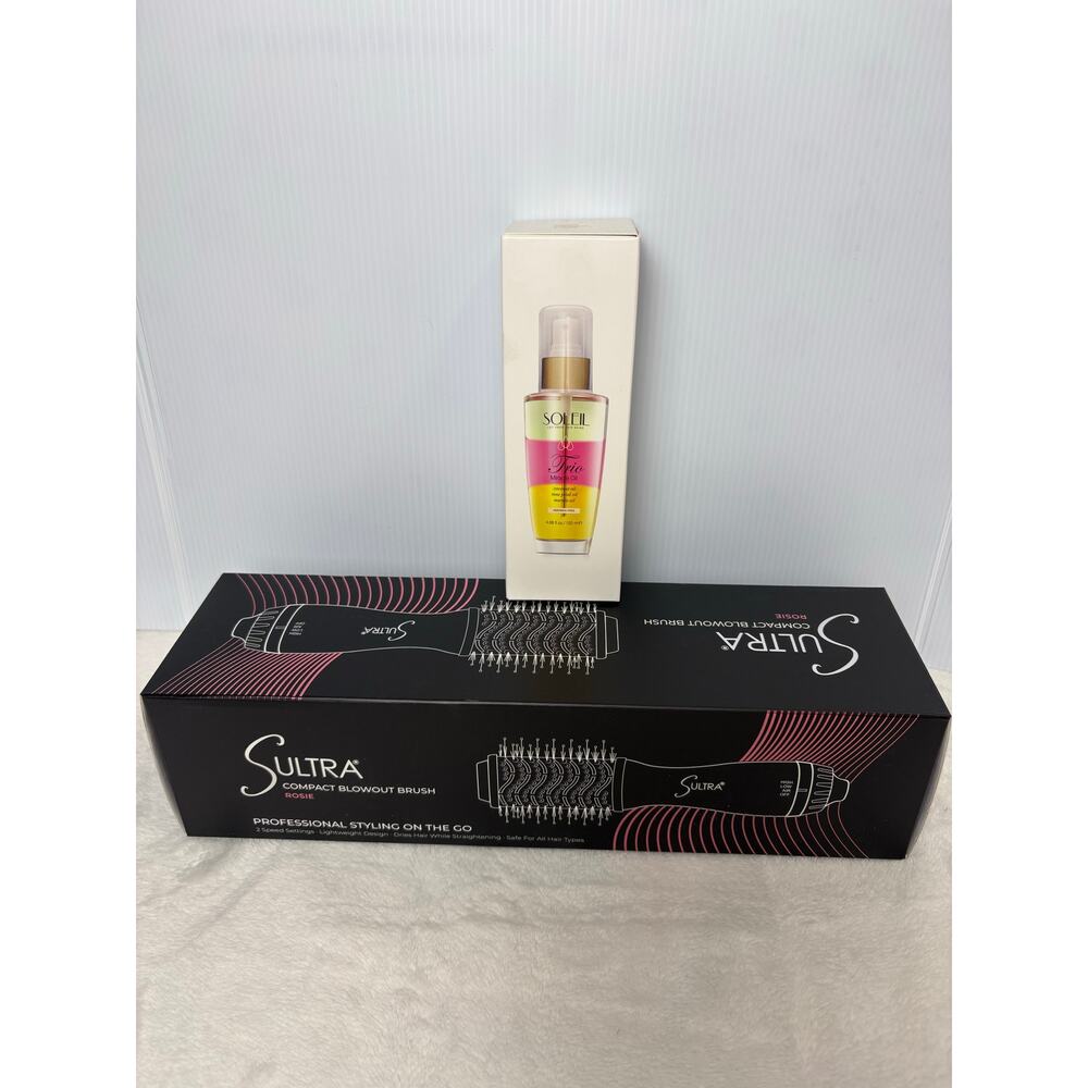 2 Piece Bundle: Sultra Blowout Brush & Soleil Hair Oil - Picture 5 of 5